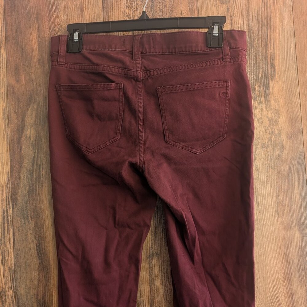 Madewell Women's Maroon Skinny Skinny Stretch Jeans 27